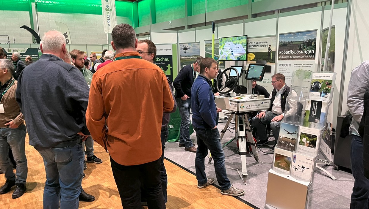 Plant cultivation & trial management: geo-konzept at the Technikertagung in Hanover